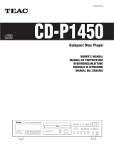 TEAC CD-P1450 Manuel utilisateur