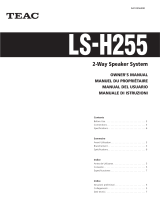 TEAC LS-H255-BK Le manuel du propriétaire