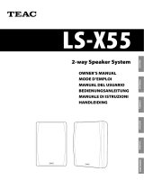 TEAC LS-X55 Le manuel du propriétaire