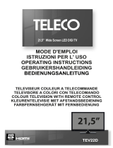Teleco Televisore TEV22D Manuel utilisateur
