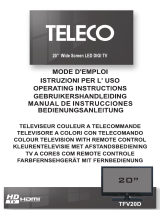 Teleco Televisore TFV20D Manuel utilisateur