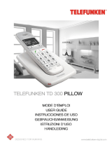 Telefunken TD 352 Pillow Le manuel du propriétaire