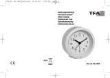 TFA Analogue alarm clock Manuel utilisateur