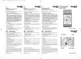 TFA Analogue Bimetall-Maxima-Minima-Thermometer Le manuel du propriétaire