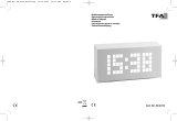 TFA Digital Alarm Clock with Luminous Digits TIME BLOCK Le manuel du propriétaire