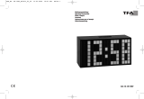 TFA Digital Alarm Clock with Luminous Digits TIME BLOCK Manuel utilisateur
