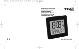 TFA Digital Radio-Controlled Alarm Clock with Temperature Manuel utilisateur