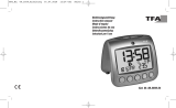TFA Digital radio-controlled alarm clock with temperature SONIO 2.0 Manuel utilisateur