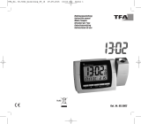 TFA Digital radio-controlled projection alarm clock with temperature Manuel utilisateur