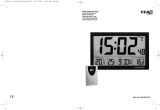TFA Digital XL Radio-Controlled Clock with Outdoor and Indoor Temperature Manuel utilisateur