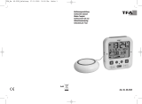 TFA Dostmann High-Performance Radio-Controlled Alarm Clock with Vibration Alarm BOOM Manuel utilisateur