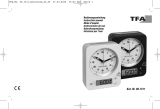 TFA Radio-Controlled Alarm Clock with Digital Alarm Setting COMBO Manuel utilisateur