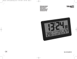 TFA Radio-controlled wall clock with room climate Manuel utilisateur