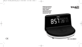 TFA Dostmann Wireless charging alarm clock CHARGE-IT WIRELESS Manuel utilisateur