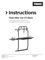 Thule Elite Van XT MB Sprinter, VW Crafter Manuel utilisateur
