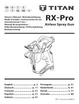 Titan RX-Pro Airless Spray Gun Manuel utilisateur