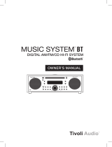Tivoli Audio Music System BT Le manuel du propriétaire