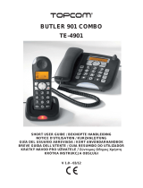 Topcom Butler 901 Combo Le manuel du propriétaire