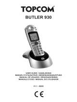 Topcom Butler 930 Mode d'emploi