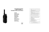 Topcom Twintalker 9500 Airsoft Edition Le manuel du propriétaire