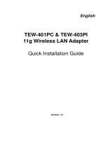 Trendnet TEW-403PI Quick Installation Guide