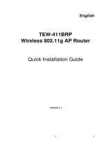 Trendnet TEW-411BRP Quick Installation Guide