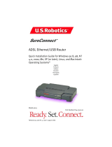 USRobotics SureConnect U.S. Robotics SureConnect ADSL Ethernet/USB Router Manuel utilisateur