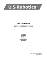 US Robotics 56K Faxmodem Le manuel du propriétaire