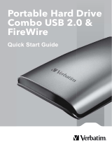 Verbatim Portable Hard Drive Combo USB Manuel utilisateur