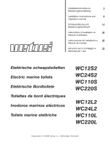 Vetus Electric marine toilet type WCS Le manuel du propriétaire