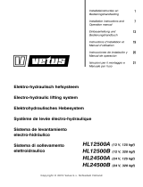 Vetus HL12500A, HL12500B, HL24500A, HL24500B Mode d'emploi