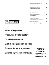 Vetus Pressurized water system type HYDRF Guide d'installation