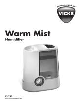 Vicks VH750 Warm Mist Humidifier Le manuel du propriétaire