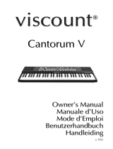 Viscount Cantorum V Organ Keyboard Le manuel du propriétaire
