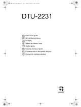 Mode DTU-2231 Mode d'emploi