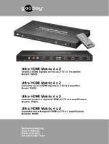 Wentronic Ultra HDMI Matrix 2x4 Manuel utilisateur