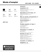 Hotpoint AVTF 129 (EU)/HA Le manuel du propriétaire