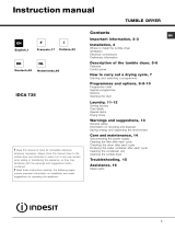 Indesit IDCA 735 (EU) Le manuel du propriétaire