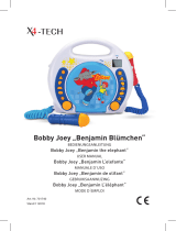 X4-TECH Bobby Joey Kinder CD-Player Benjamin Blümchen Manuel utilisateur