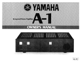 Yamaha A-1 Le manuel du propriétaire