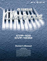 Yamaha Clavinova CVP-103M Manuel utilisateur