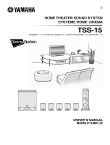 Yamaha TSS-15 Le manuel du propriétaire