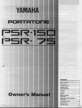 Yamaha PortaTone PSR-150 Le manuel du propriétaire