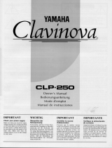 Yamaha CLP-250 Le manuel du propriétaire