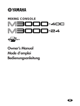 Yamaha M3000-24 Manuel utilisateur