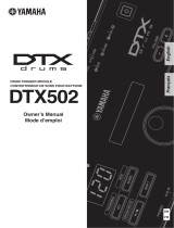 Yamaha DTX-502 Manuel utilisateur