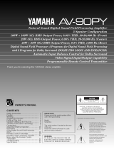 Yamaha AV-90PY Manuel utilisateur