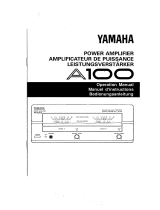 Yamaha A100 Manuel utilisateur