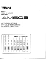 Yamaha AM602 Le manuel du propriétaire