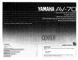 Yamaha AV-70 Le manuel du propriétaire